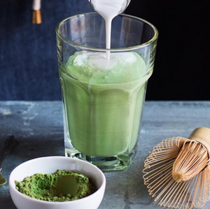 Mushroom Matcha Performance Latte