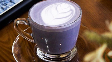 Four Ingredient Taro Latte Recipe